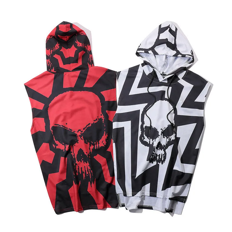 SHANTOU SLEEVELESS HOODED TEE