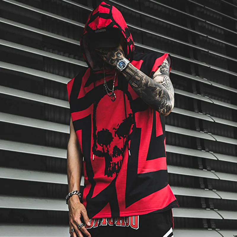 SHANTOU SLEEVELESS HOODED TEE