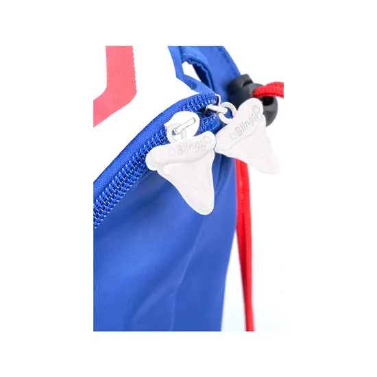Shark Fin Blue Backpack