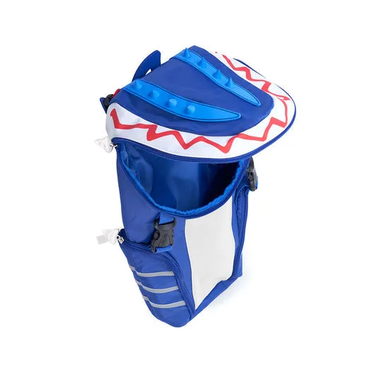 Shark Fin Blue Backpack
