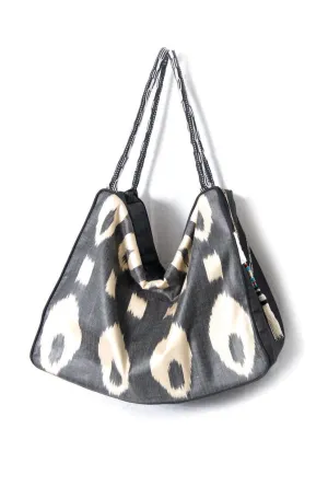 Silk Ikat Hobo Bag