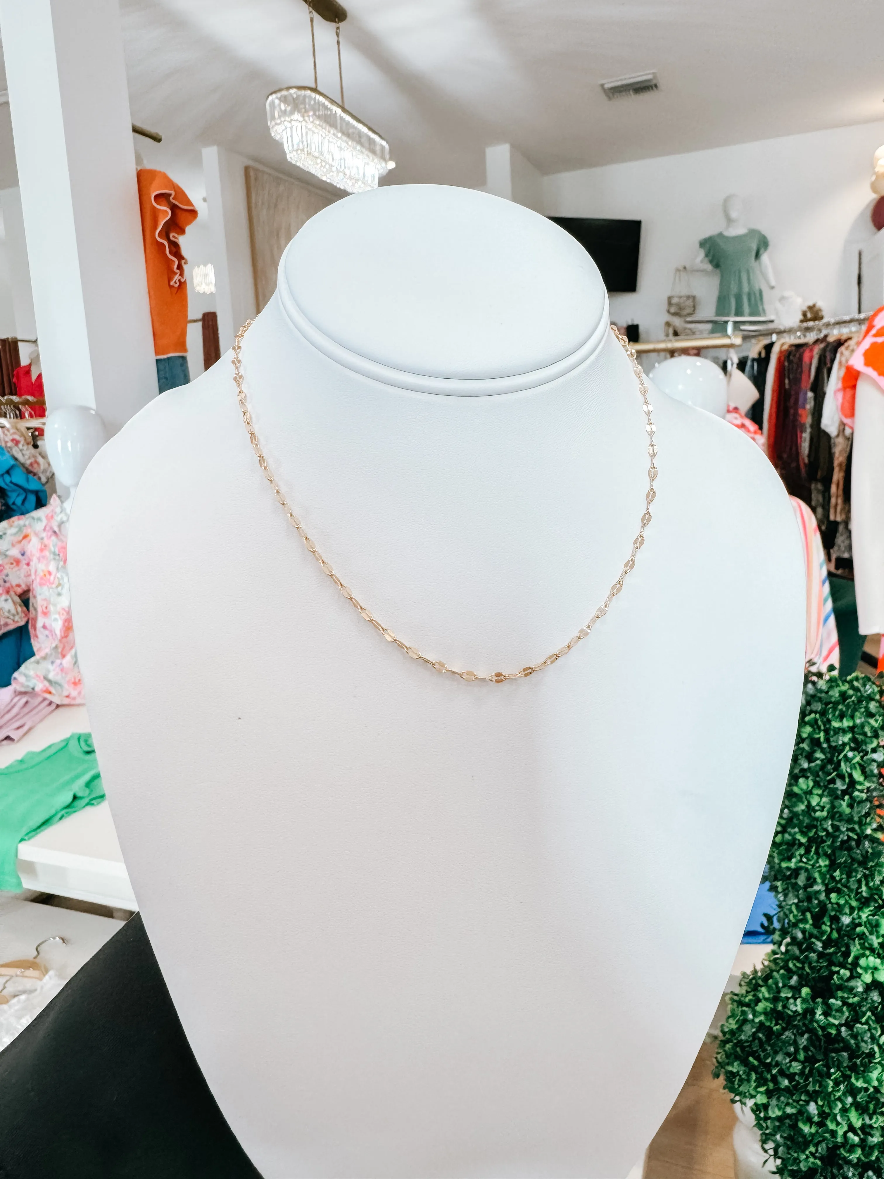 Skinny Gold Necklace
