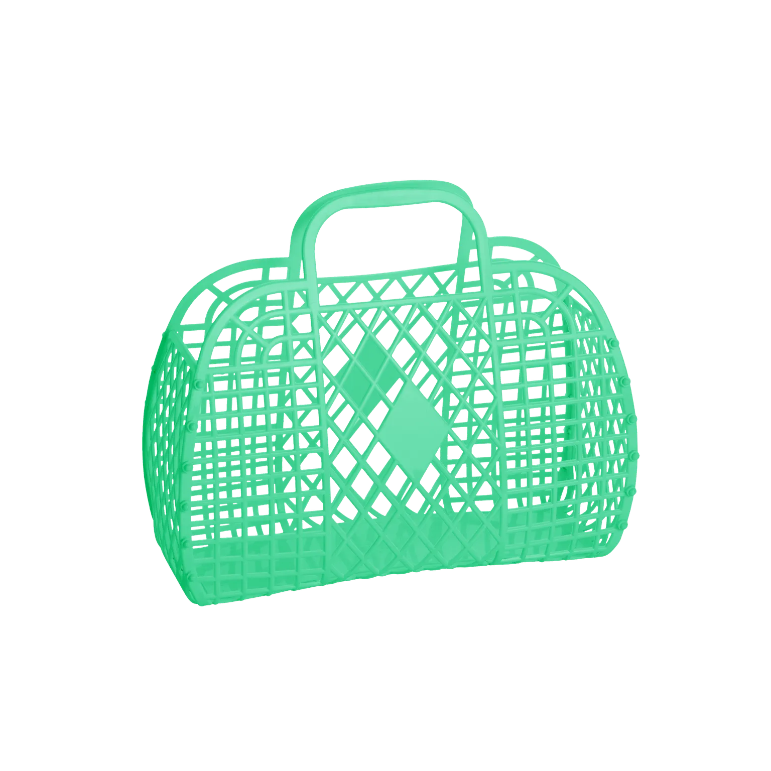 Small Retro Basket | Green