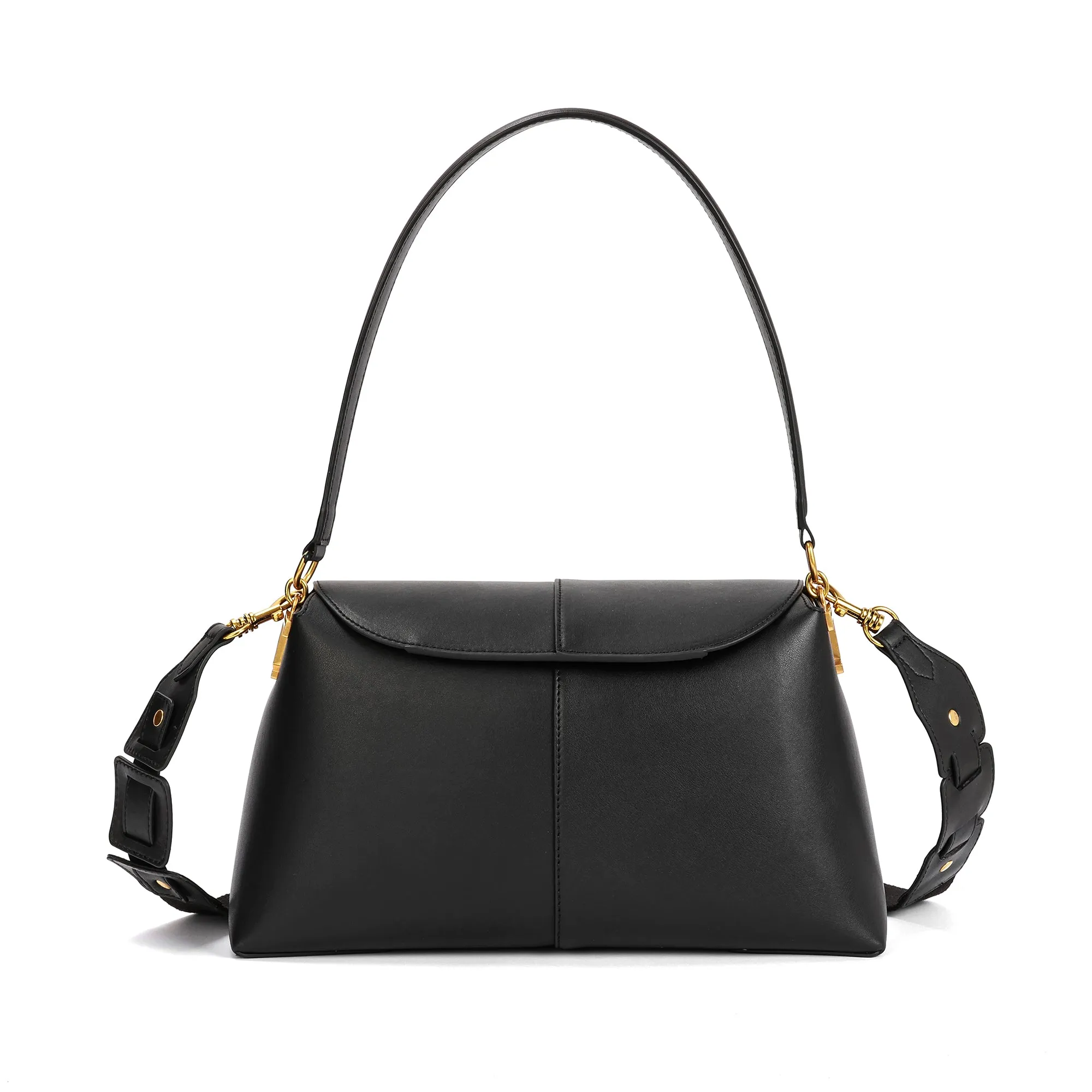 Smooth Leather Hobo/Tote Bag