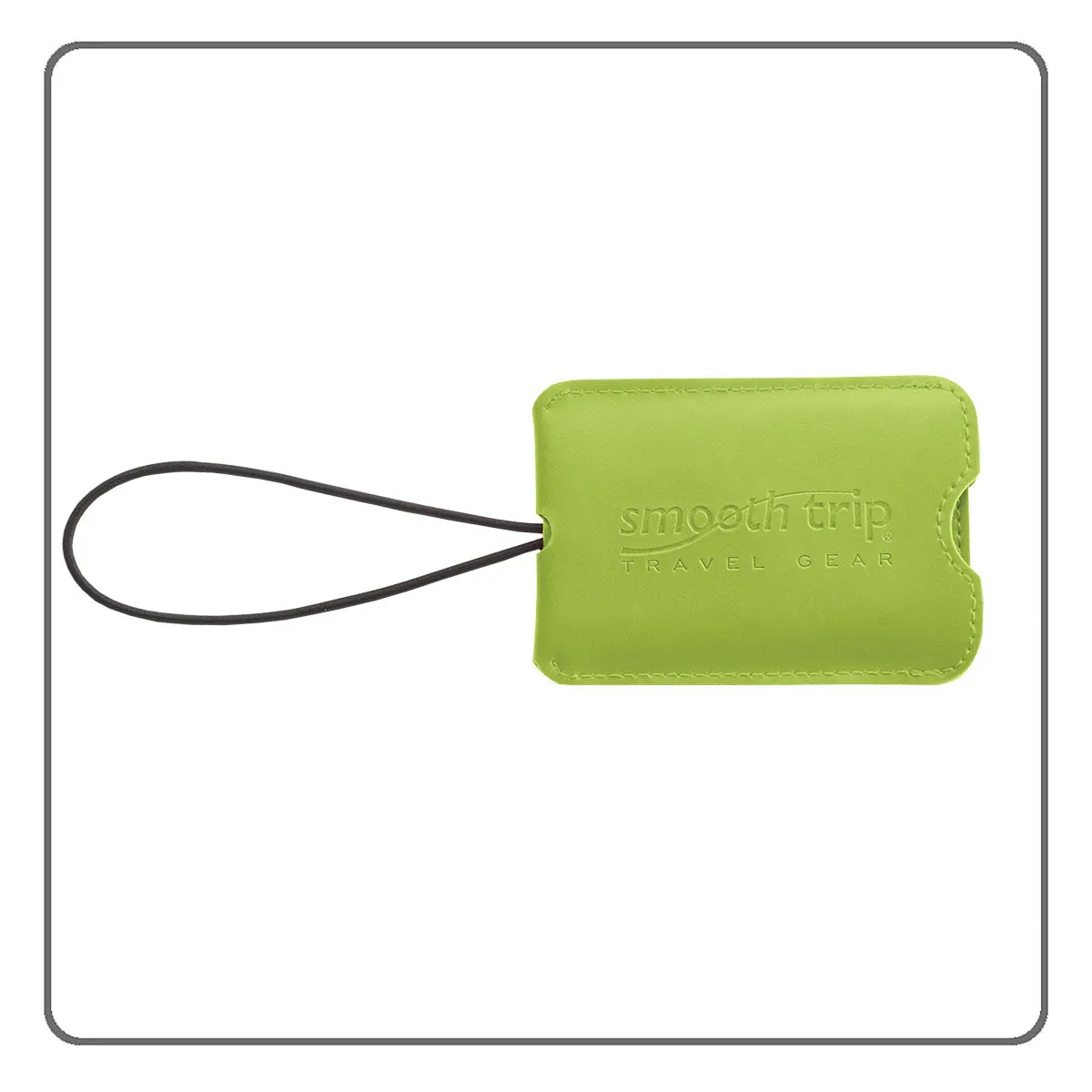 Smooth Trip Slide ID Luggage Tag - Green