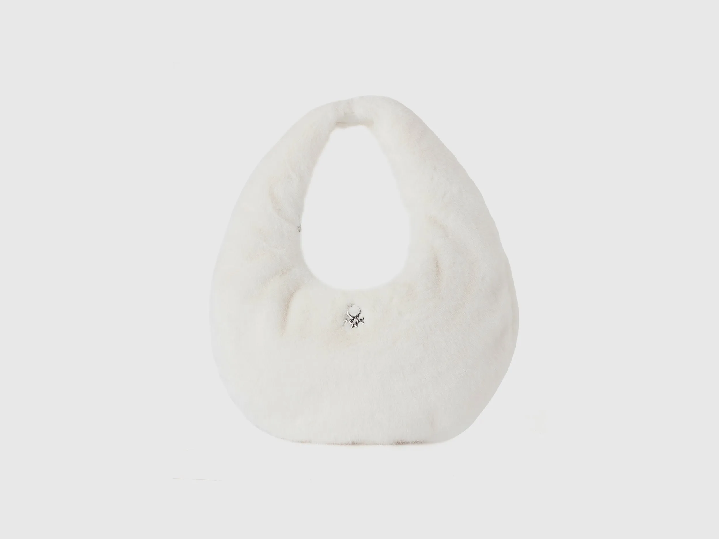 Solid White Hobo Bag
