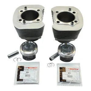 Sportster 883 to 1200cc Complete Big Bore Kit 04-UP Silver