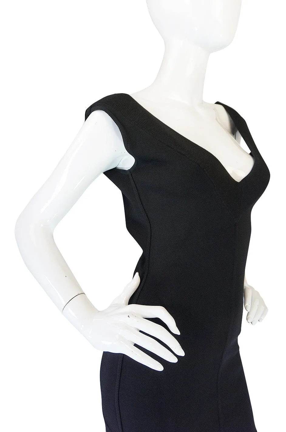 Spring 1990 Collection Azzedine Alaia Backless Fishtail Dress