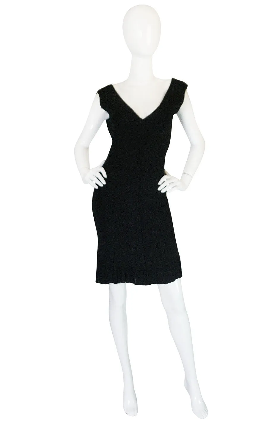 Spring 1990 Collection Azzedine Alaia Backless Fishtail Dress