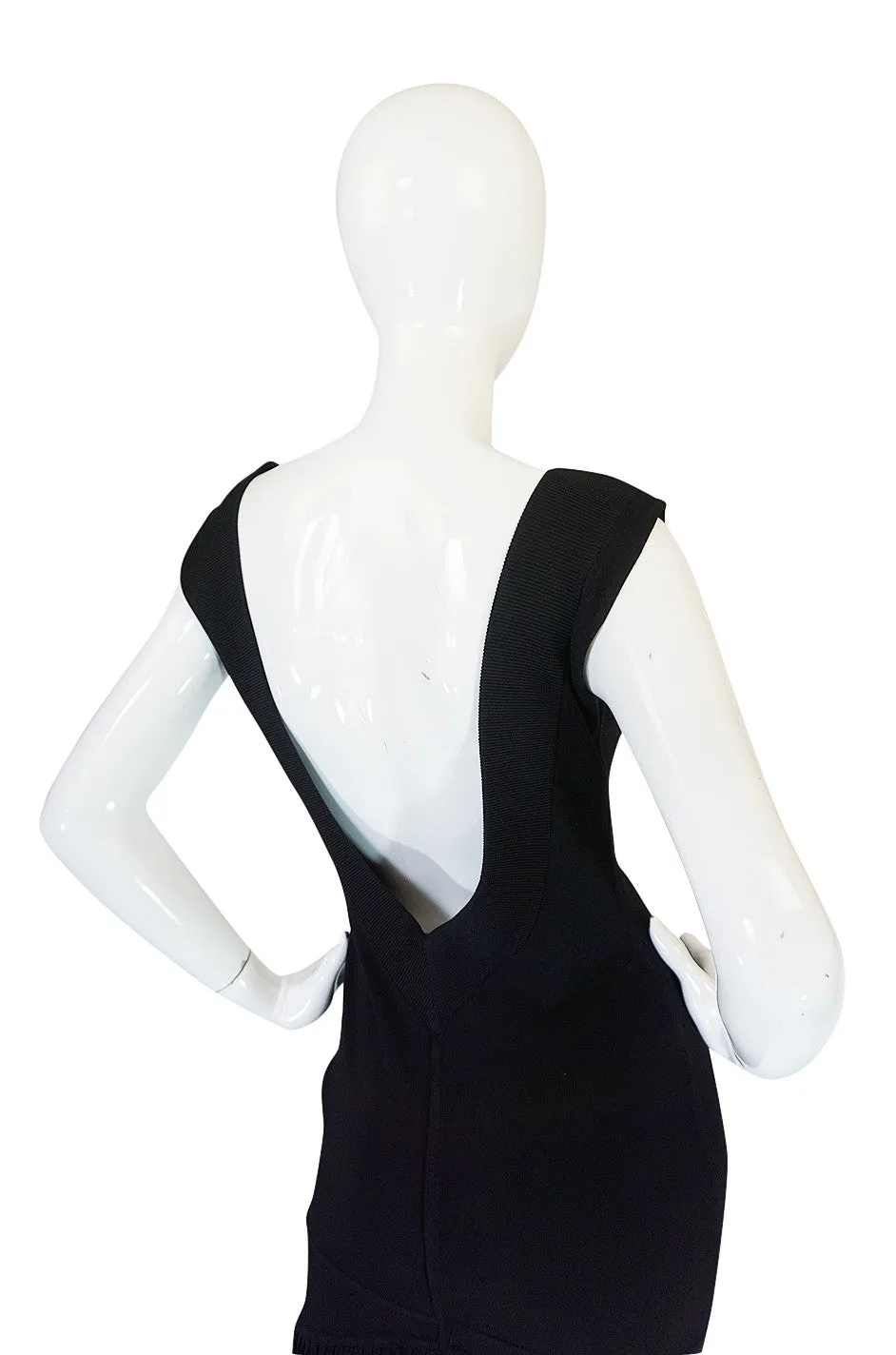 Spring 1990 Collection Azzedine Alaia Backless Fishtail Dress