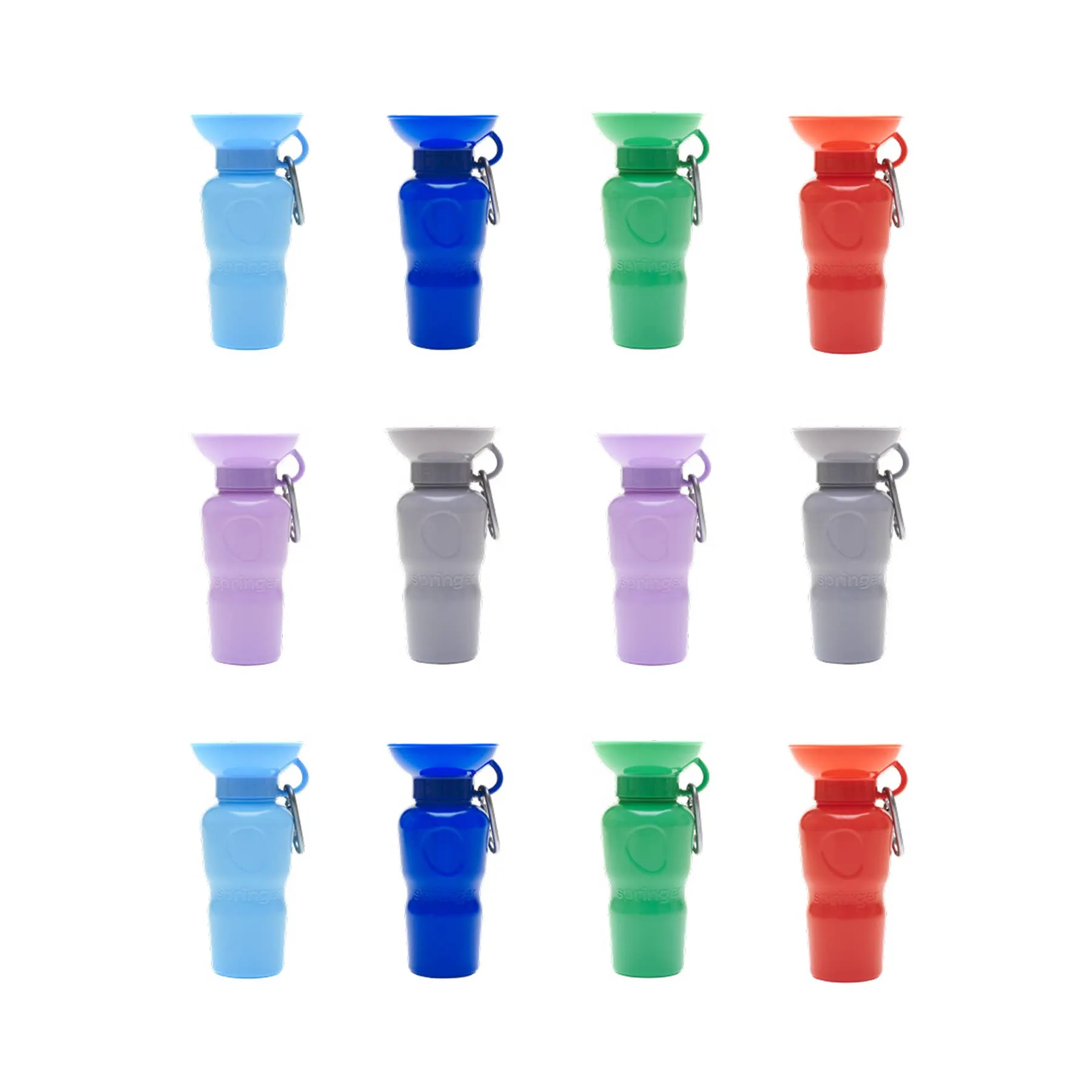 Springer - Springer Classic Dog Water Travel Bottle (Mixed Case of 12)