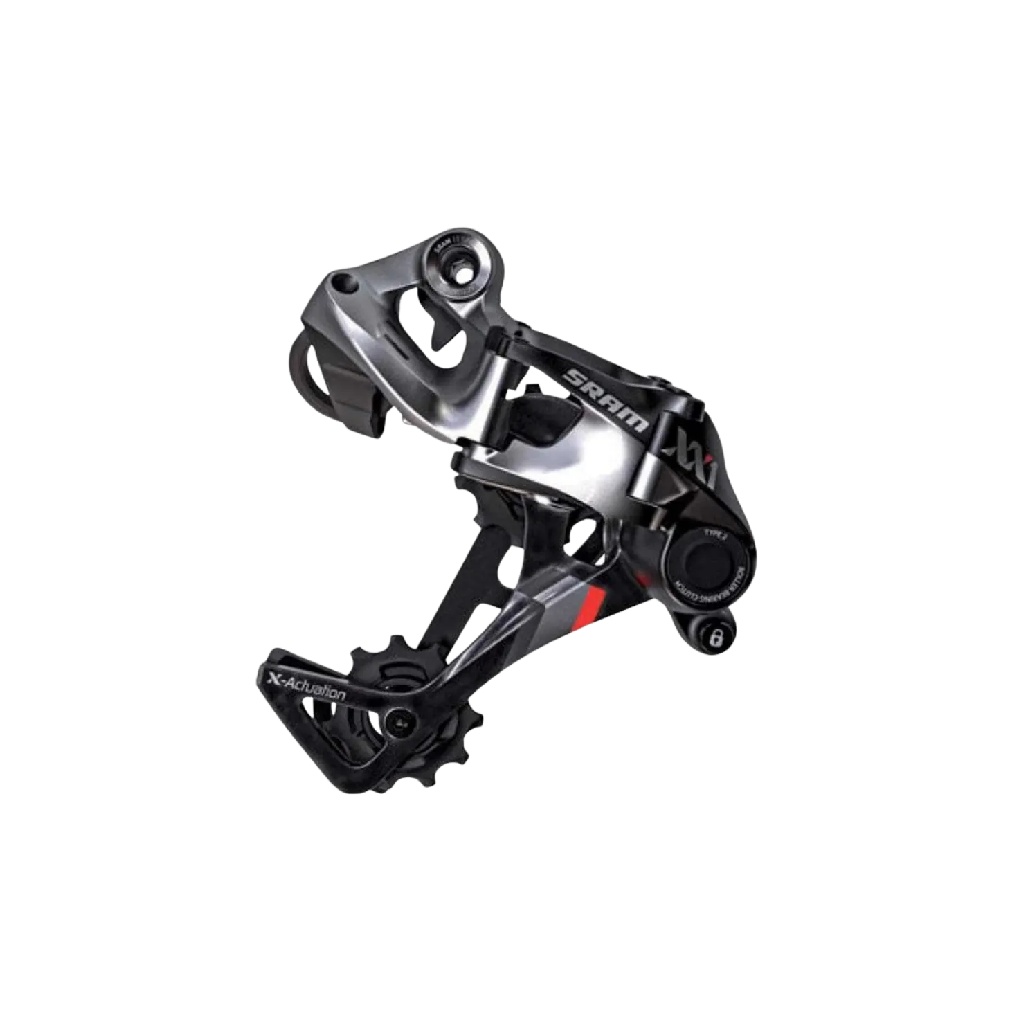 Sram XX1 Type 2.1 Rear Derailleur 11 Speed Long Cage X-Sync Black
