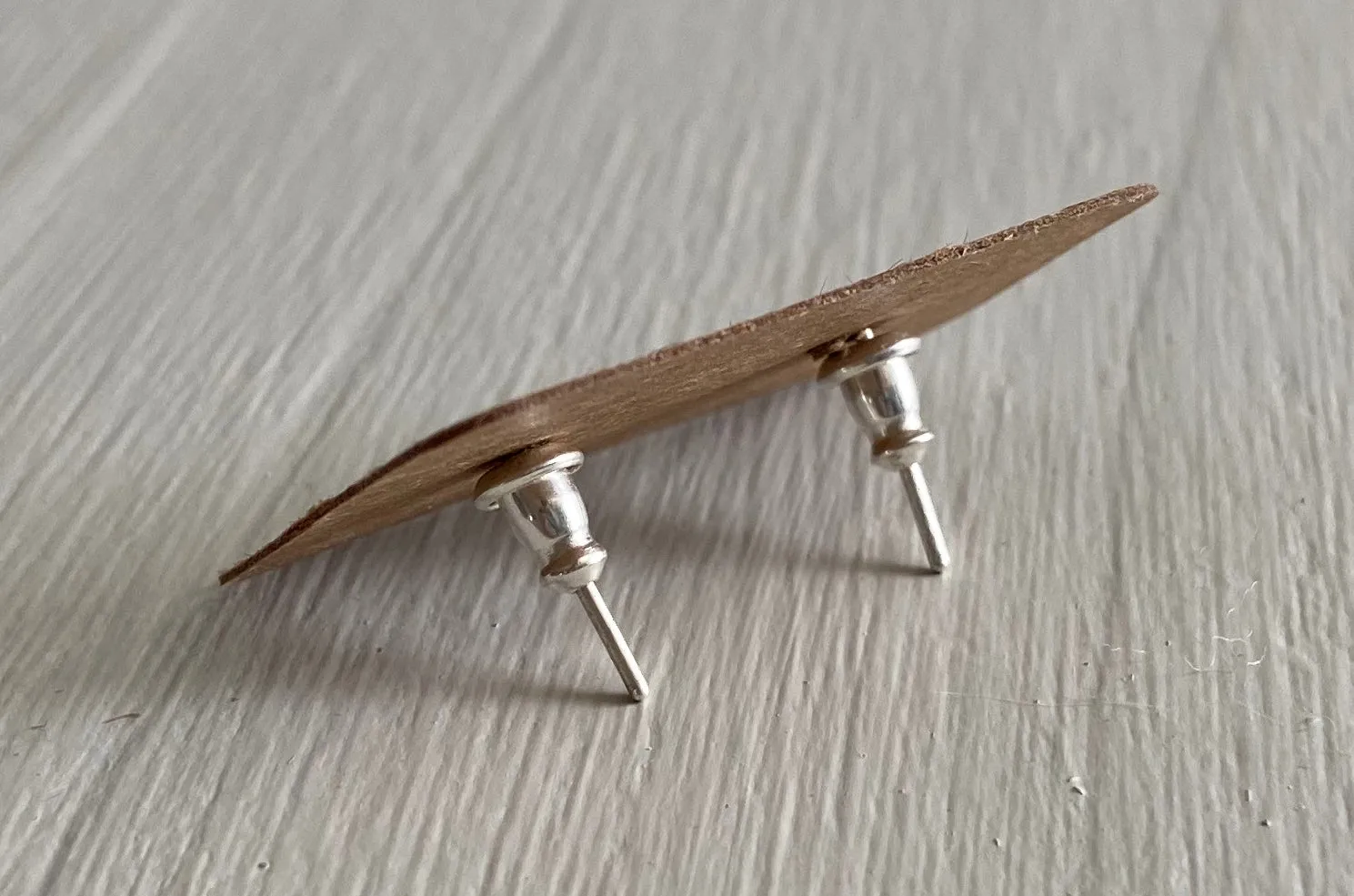 Stamped Stud Earrings