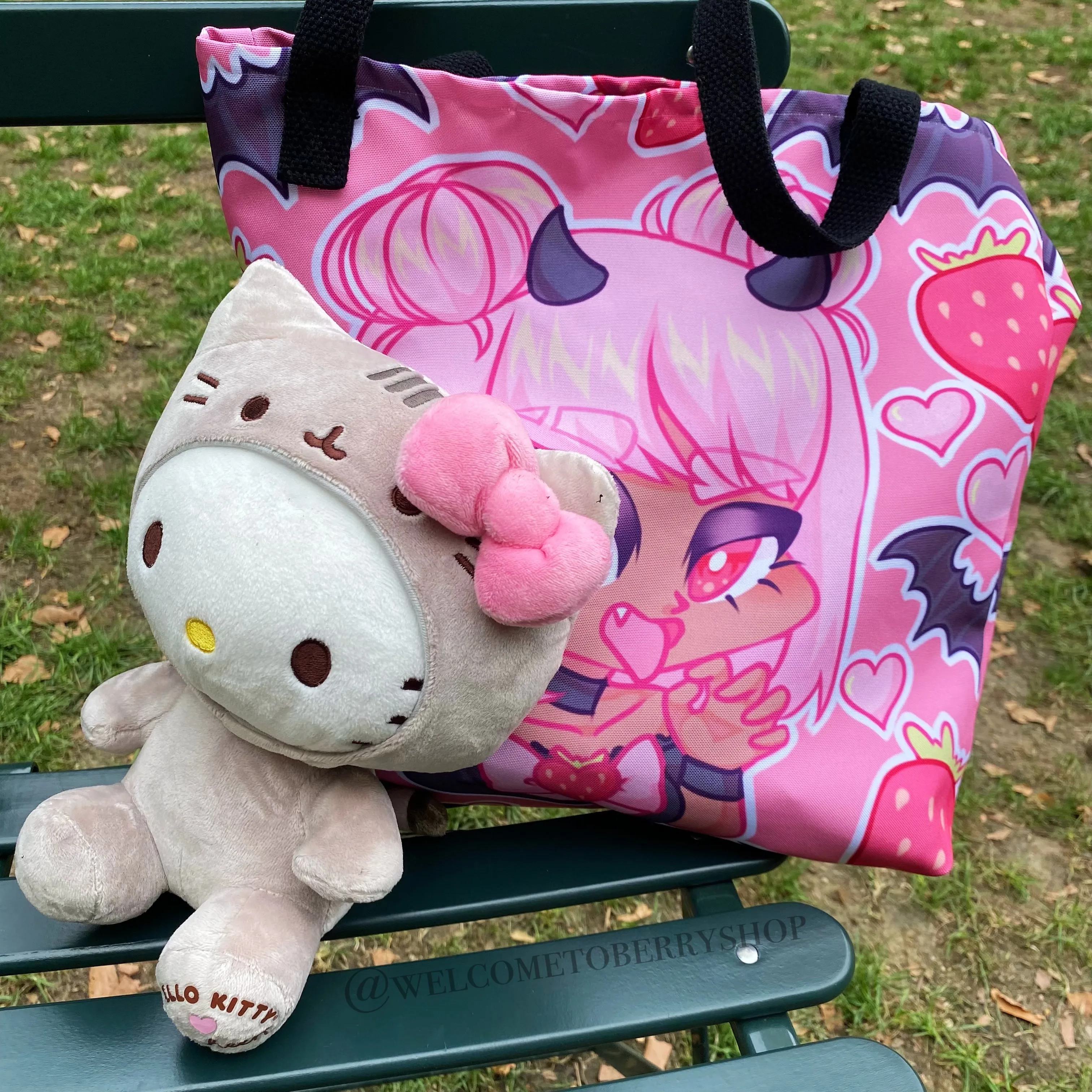 Strawberry Vampire Tote Bag