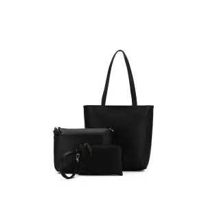 Suki - Black - Handbag Set