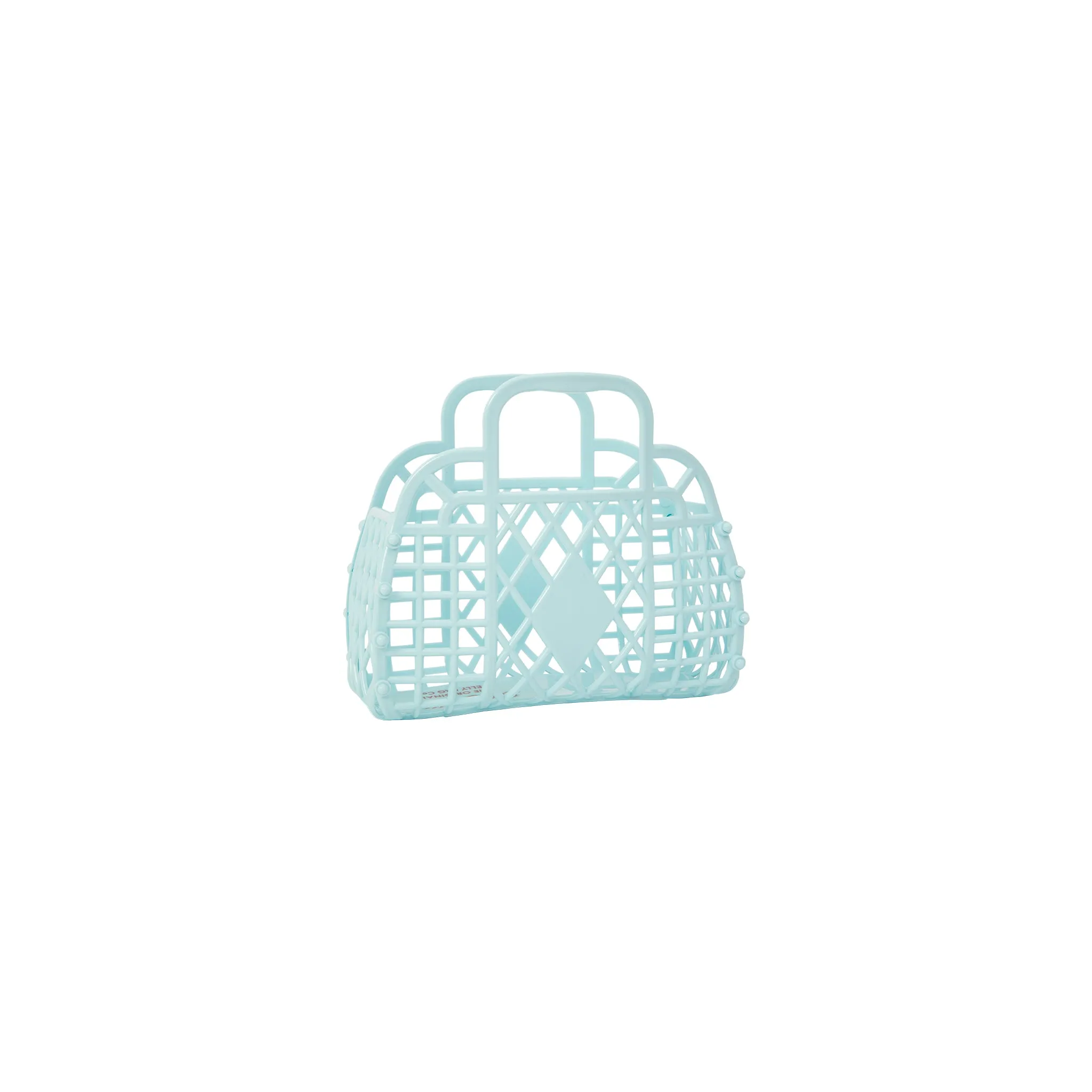 Sun Jellies Mini Retro Basket - Blue
