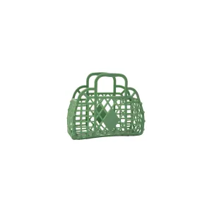 Sun Jellies Mini Retro Basket - Olive