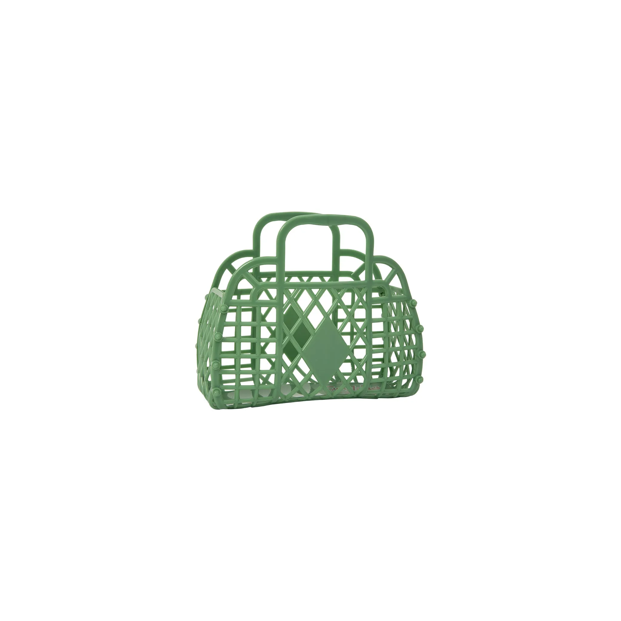 Sun Jellies Mini Retro Basket - Olive