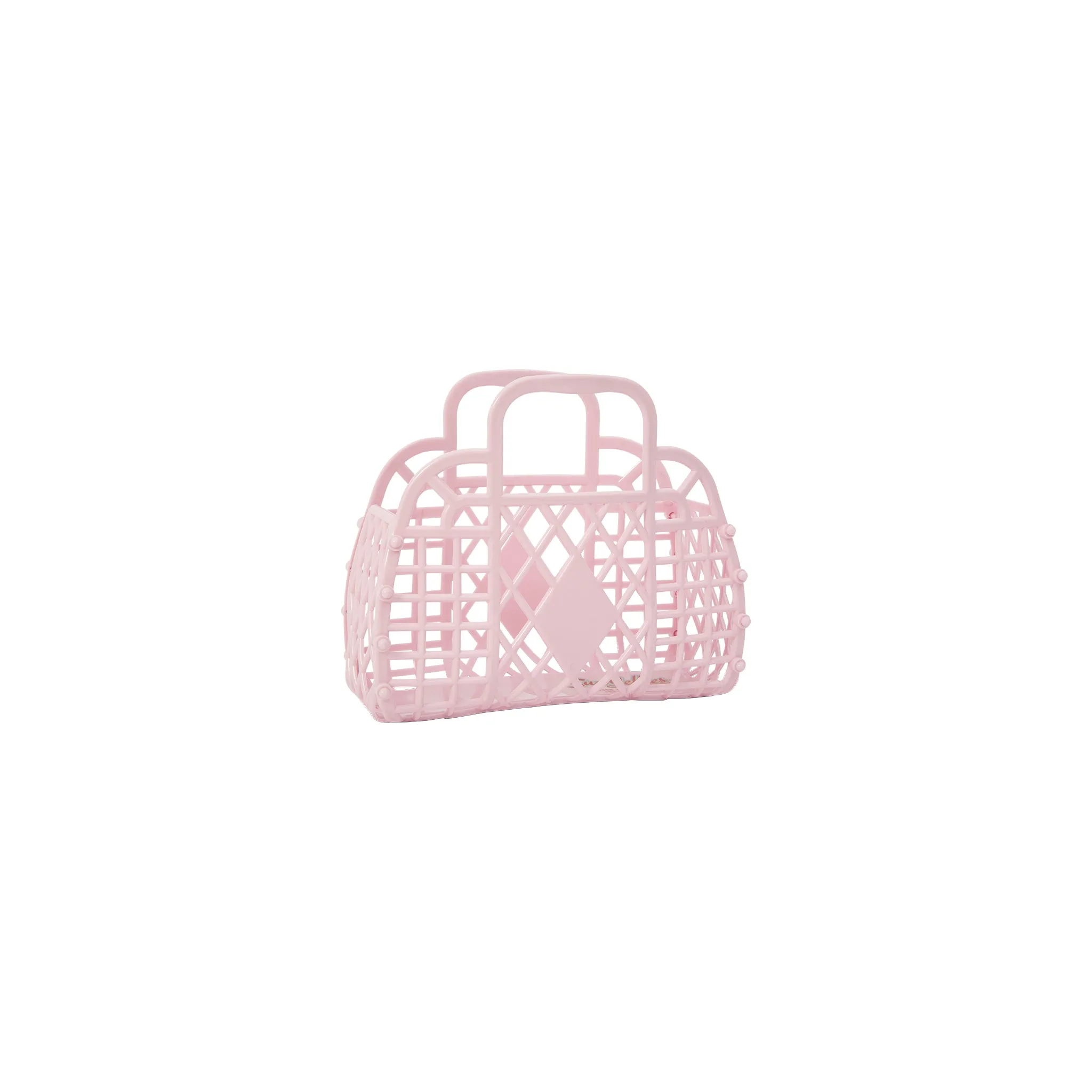 Sun Jellies Mini Retro Basket - Pink