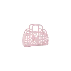 Sun Jellies Mini Retro Basket - Pink