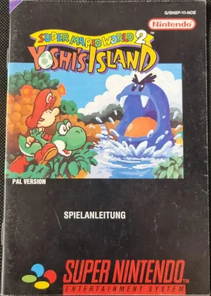 Super Mario World 2 Yoshi's Island manual (NOE)