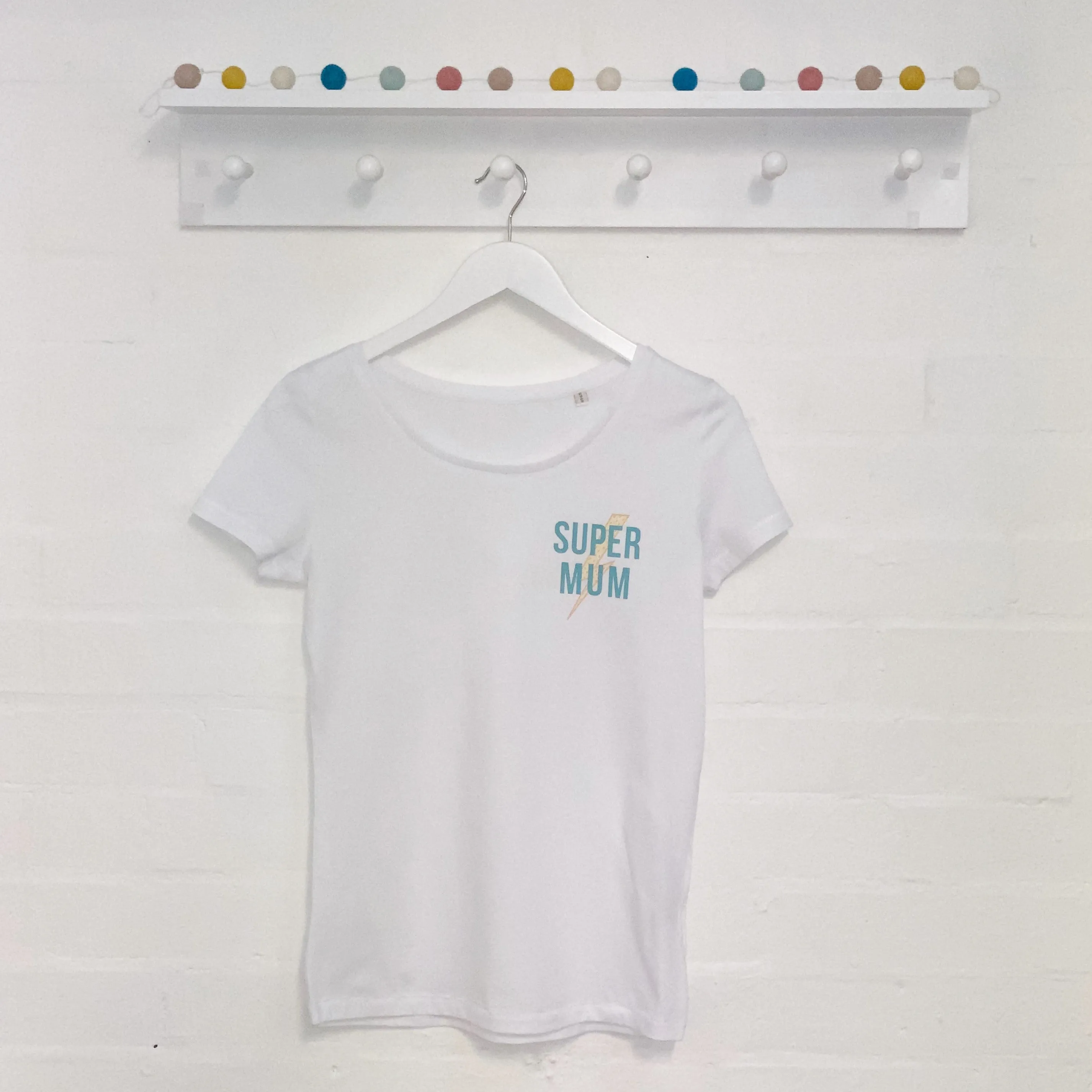 Super Mum Super Baby Mum And Baby T Shirt Set