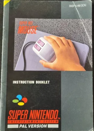 Super NES Mouse manual (SCN) (Slidt)
