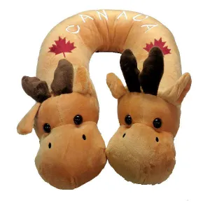 Super Plush Canadian Moose Neck and Travel Pillow
