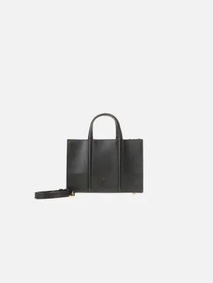 T-Line Mini Tote Çanta - Siyah