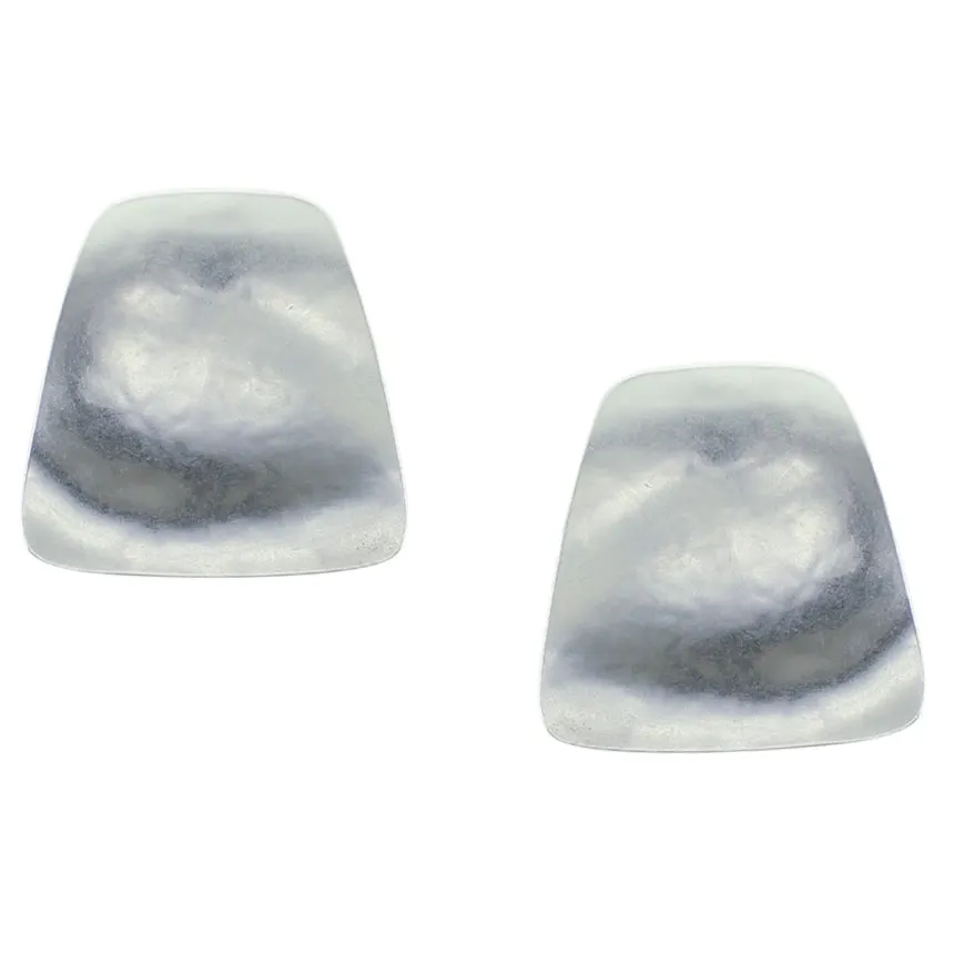 Tapered Rectangle Clip Earring