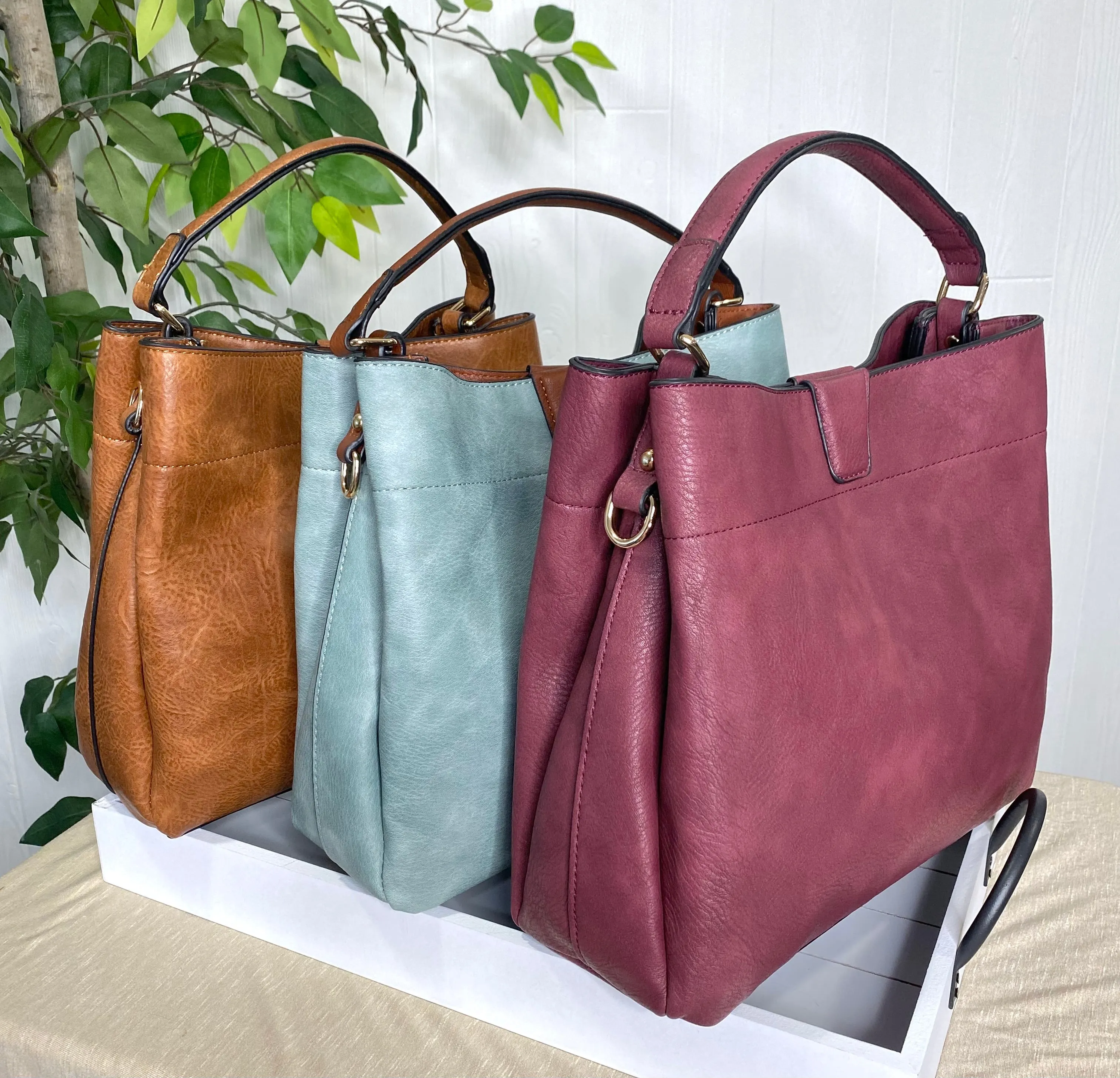 Tati Hobo Satchel - Maroon