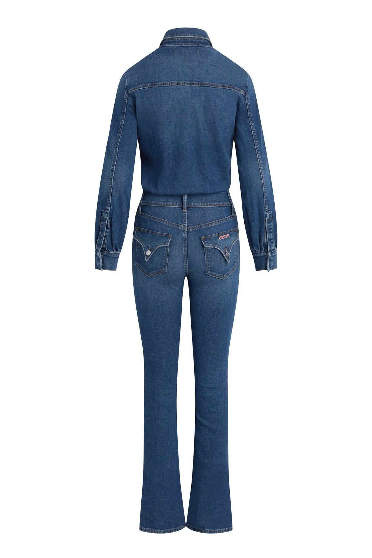 The Designer: Balloon Sleeve Bootcut Jumpsuit