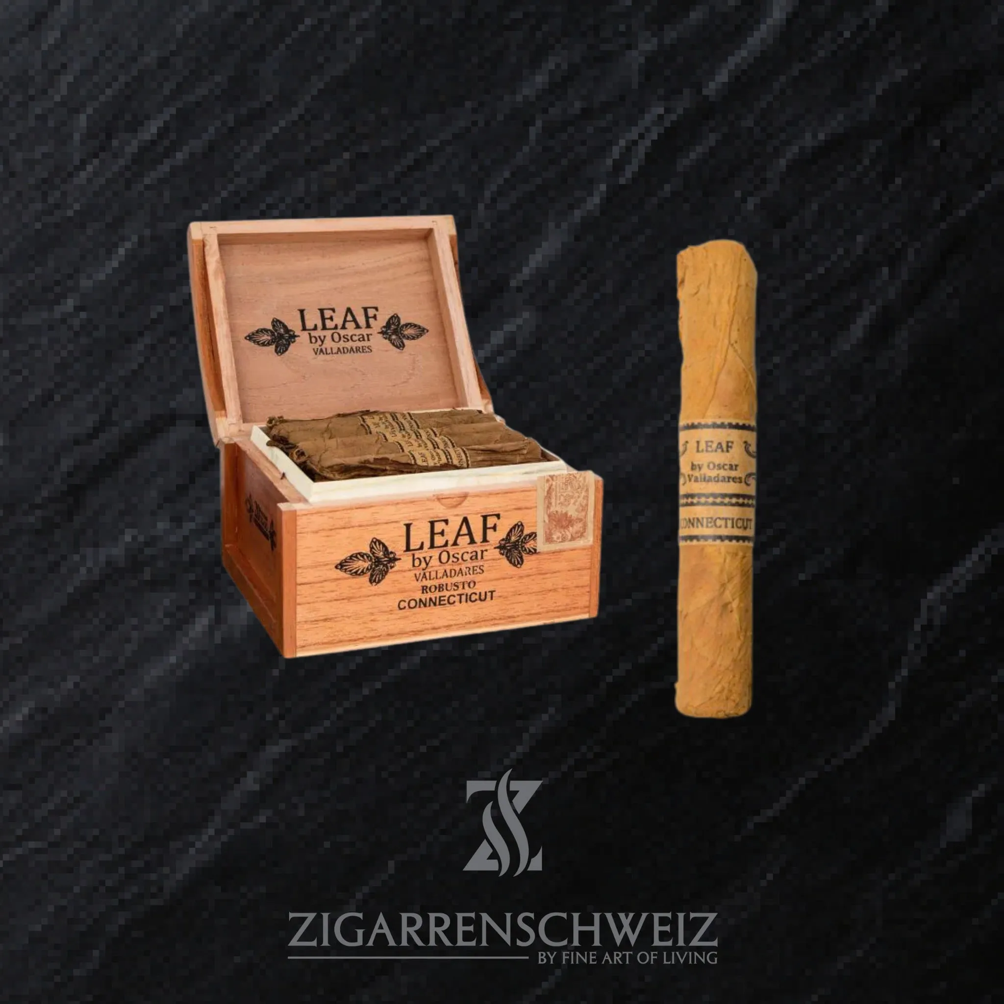 The Leaf by Oscar Valladares Connecticut (Robusto)