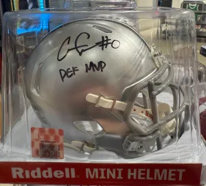 The Ohio State Buckeyes Cody Simon Hand Signed Autographed Mini Helmet Certified COA