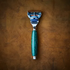The Serpentine Razor (Malachite )