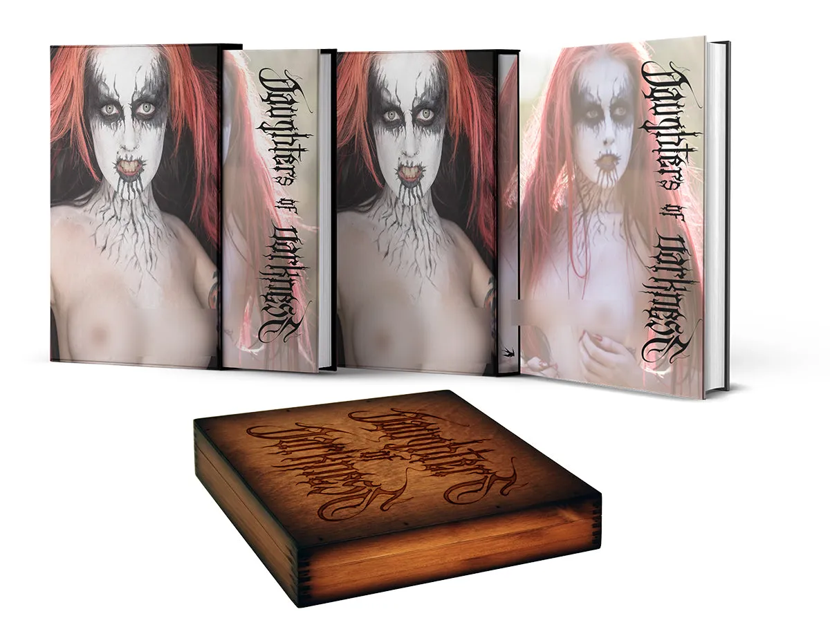The True Daughters of Darkness Deluxe Box Set (custom hand-sewn w/24 extra photo pages) limited to 25 world wide