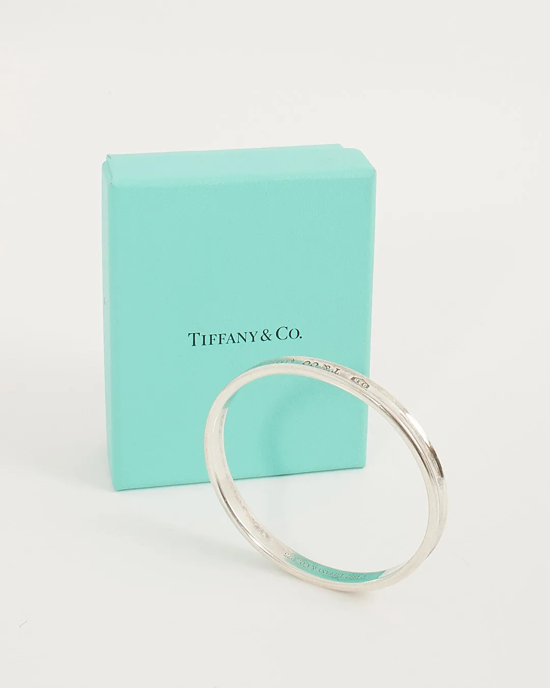Tiffany & Co. Sterling Silver 1837 T & Co. Bangle Bracelet