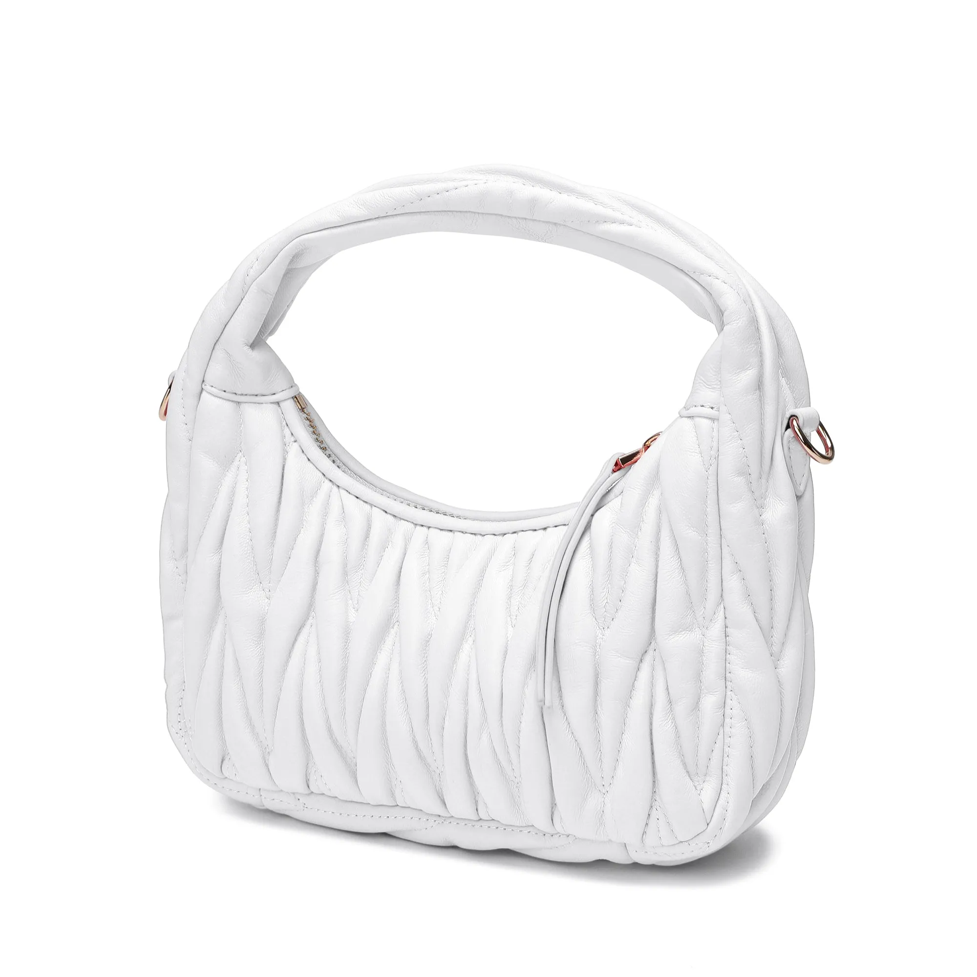 Tiffany & Fred Quilted Sheepskin Leather Crossbody