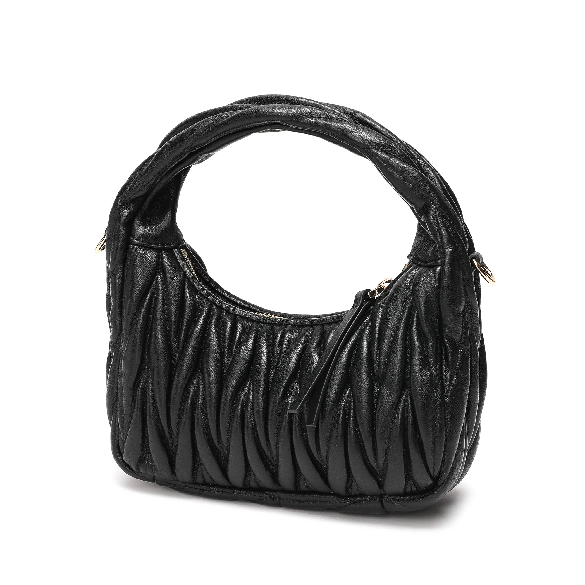 Tiffany & Fred Quilted Sheepskin Leather Crossbody