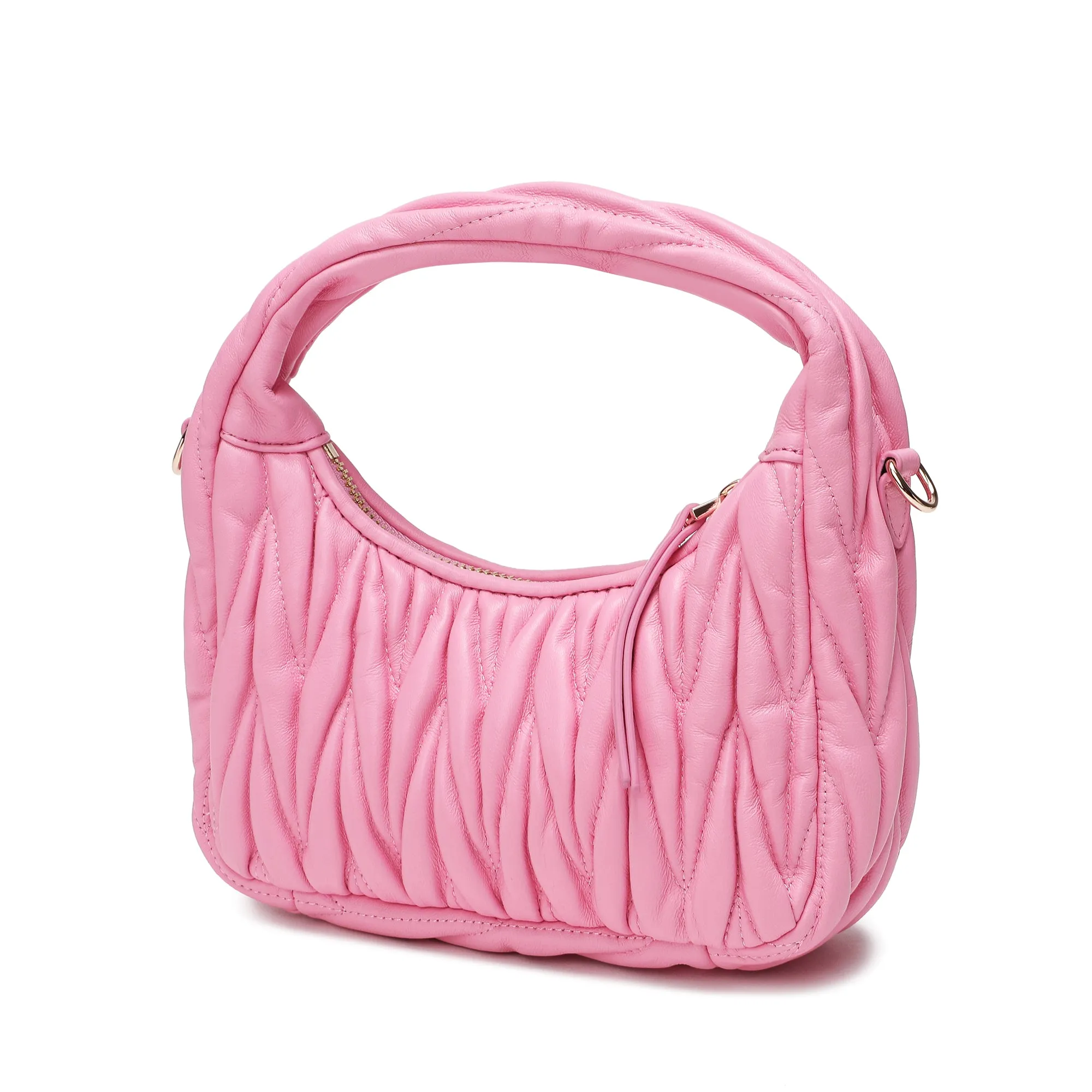 Tiffany & Fred Quilted Sheepskin Leather Crossbody