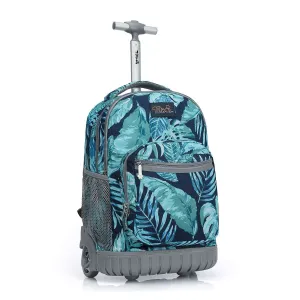Tilami 19 inch Green Rain Forest Rolling Backpack