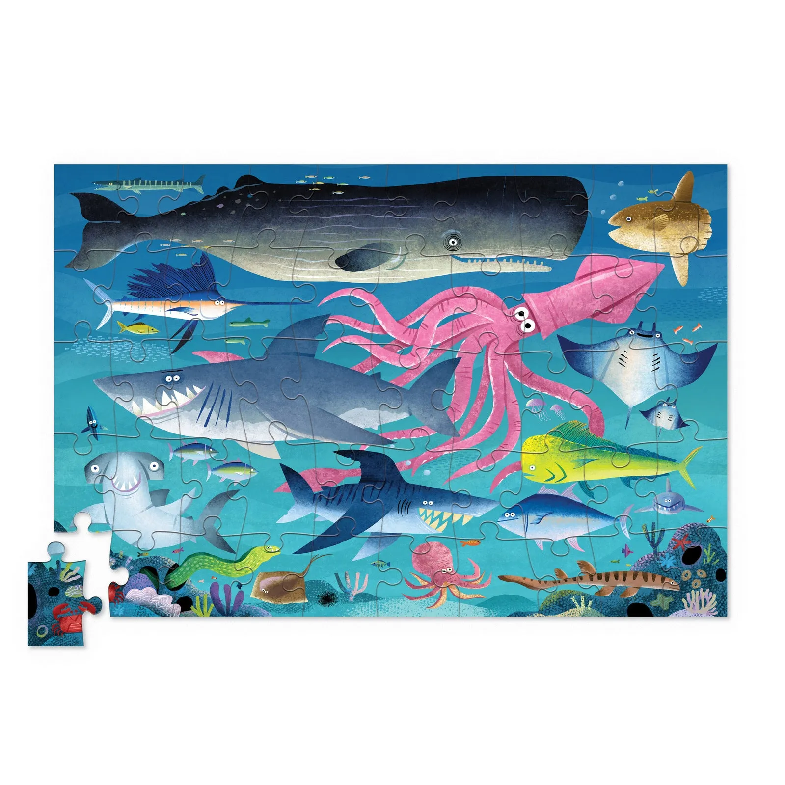 Tin Puzzle - 50 pieces - Shark Reef - 4 