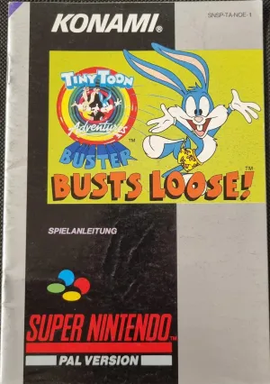 Tiny Toon Adventures Buster Busts Loose manual (NOE) (Lidt slid)