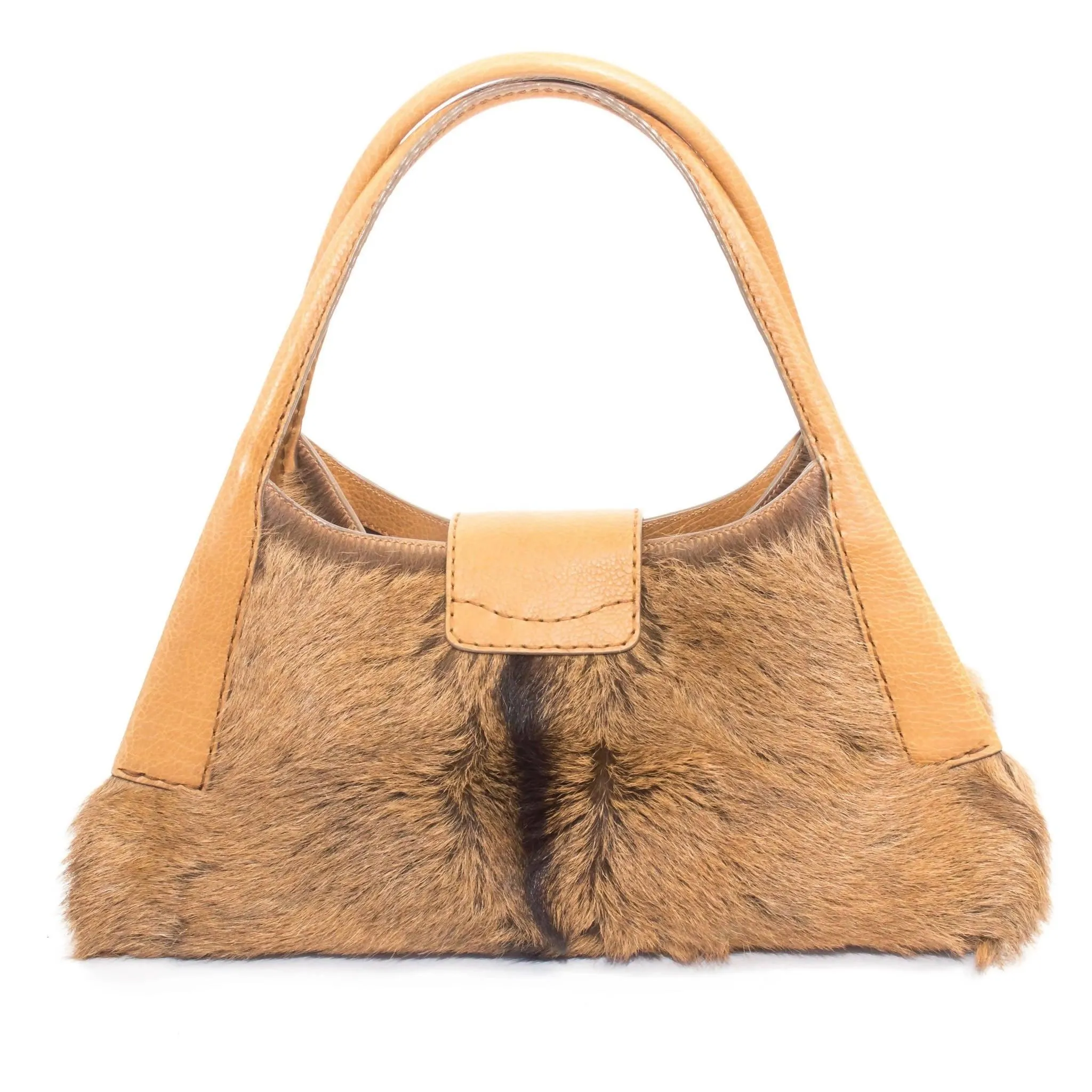 TOD'S Orange Hobo Handbag