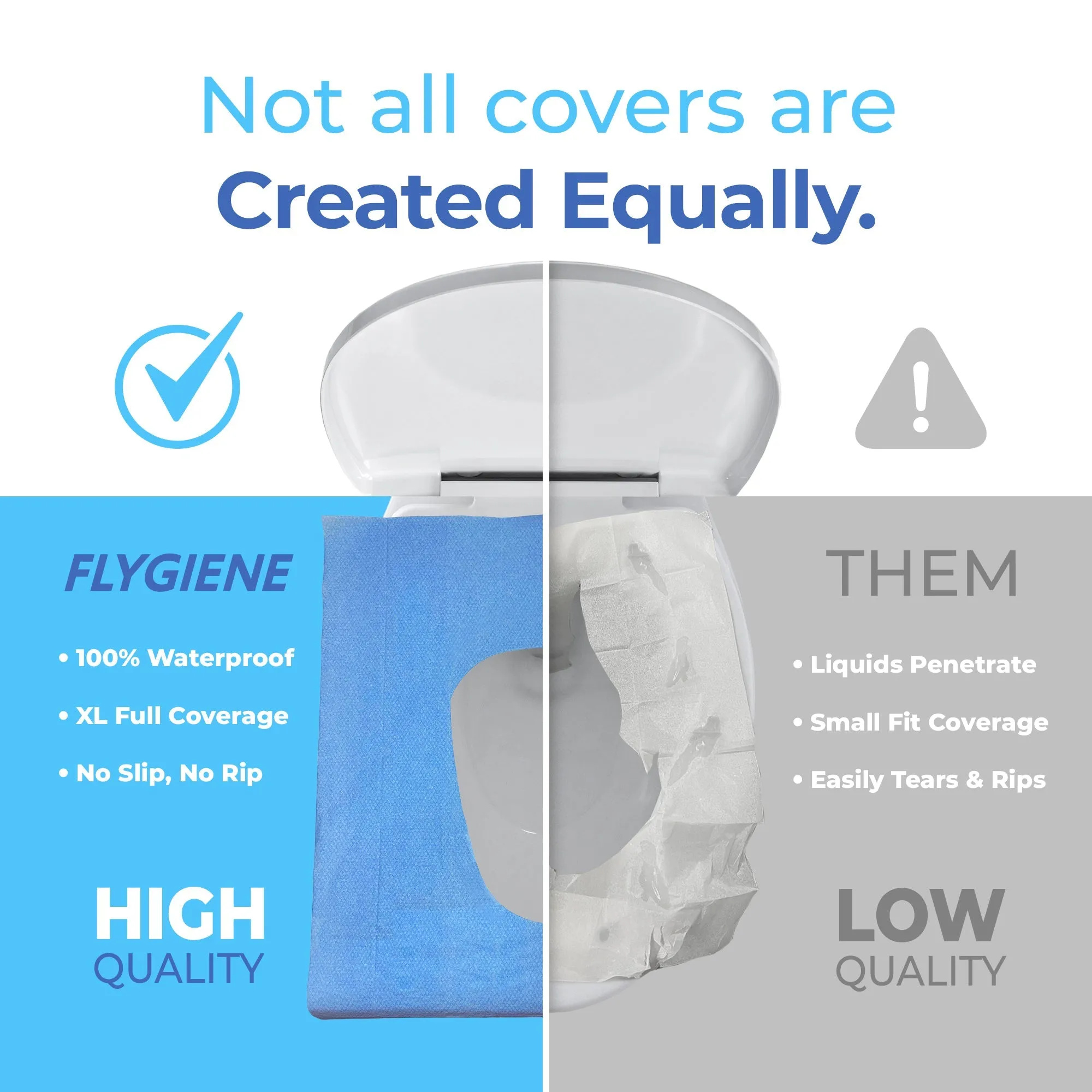 Toilet Seat Covers Disposable | 20 Count (2 Packs of 10)