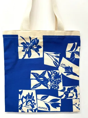 Tote Bag, Blue Patttern
