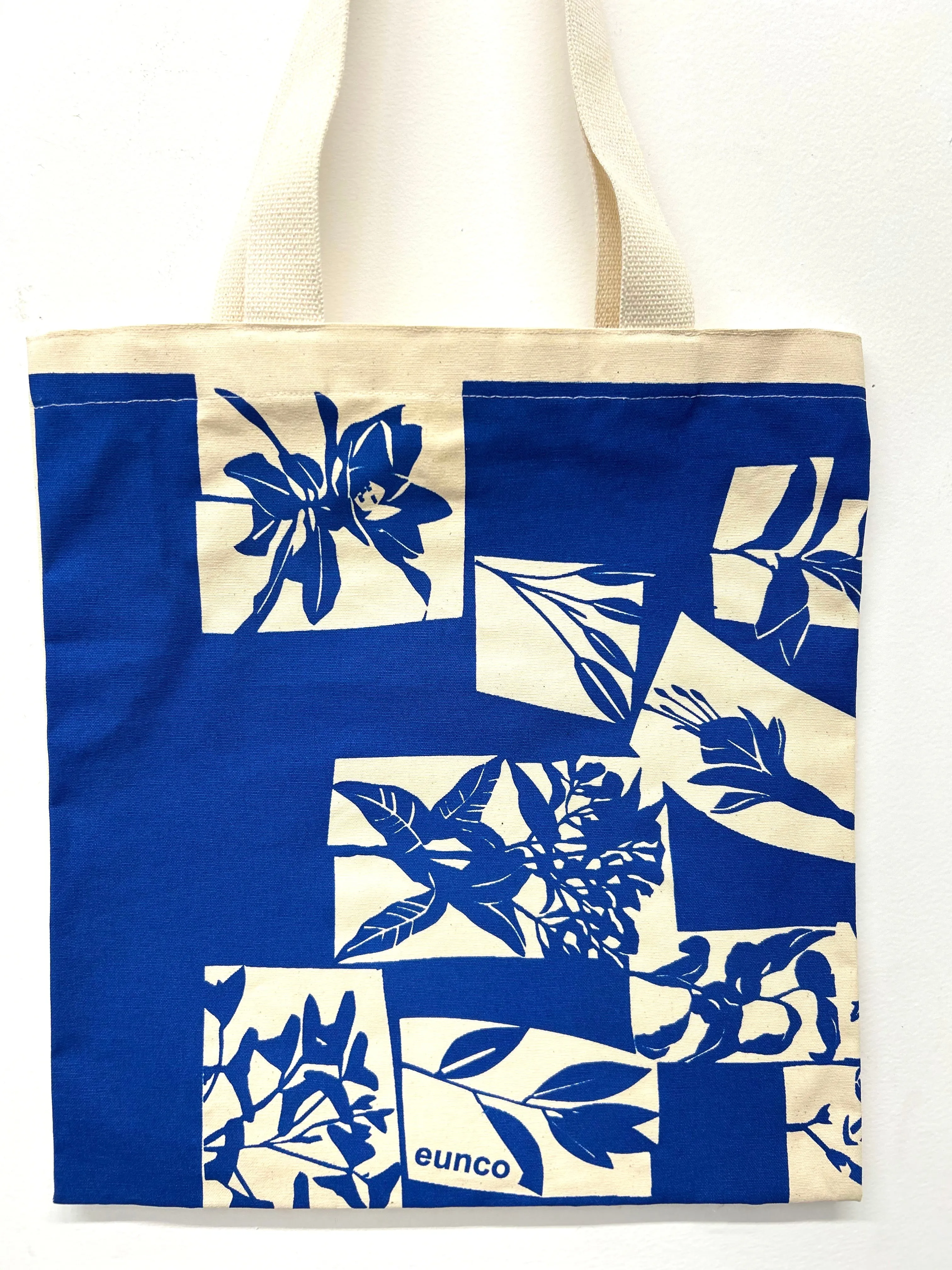 Tote Bag, Blue Patttern