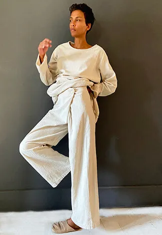 TOTE PANT RAW HEAVY COTTON