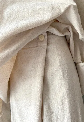 TOTE PANT RAW HEAVY COTTON