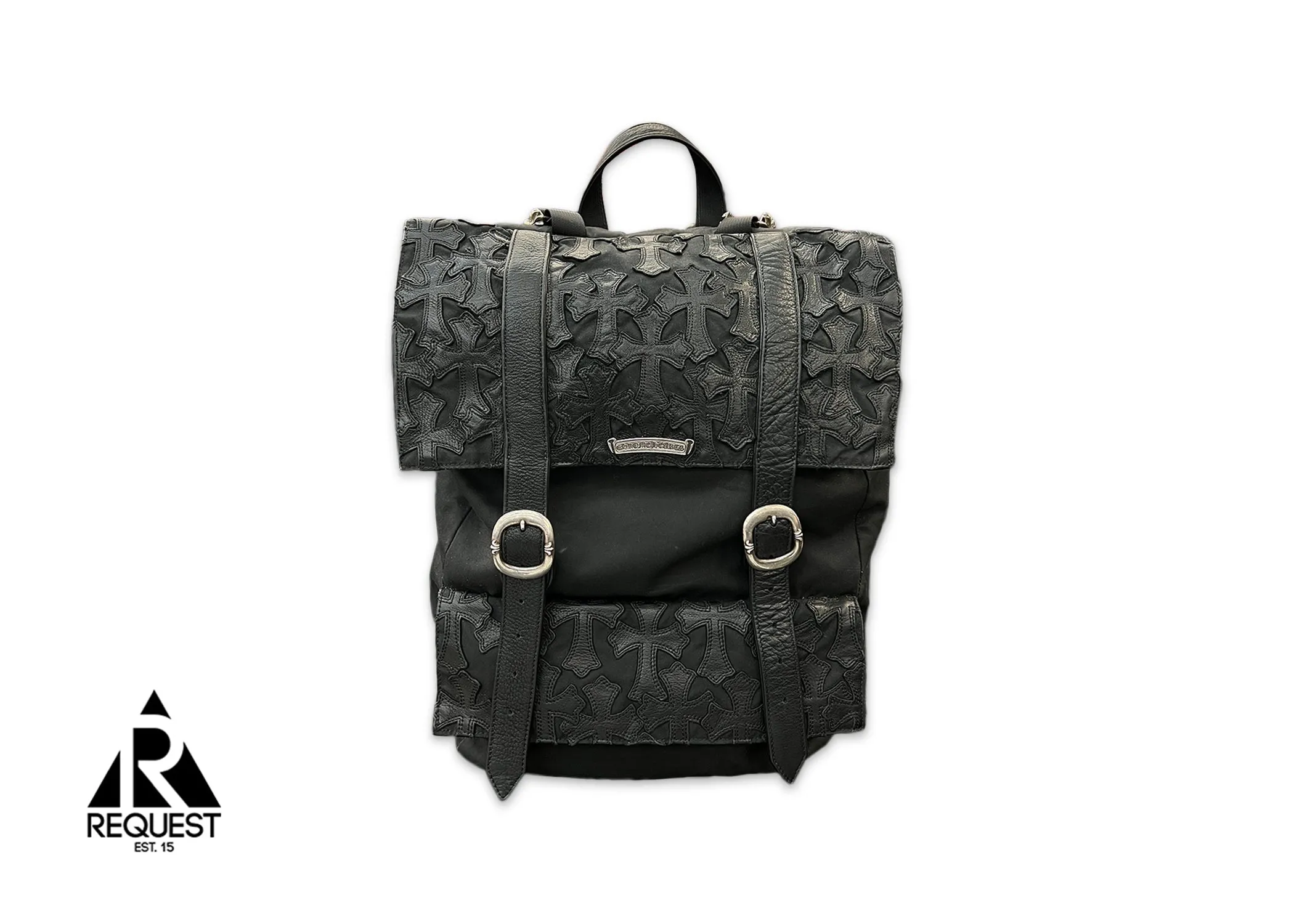 Travel Backpack "Black Crosses"